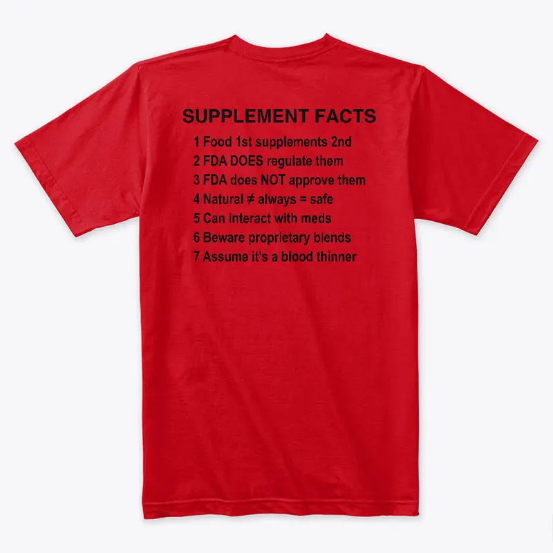 Supplement Facts Premium T-Shirt