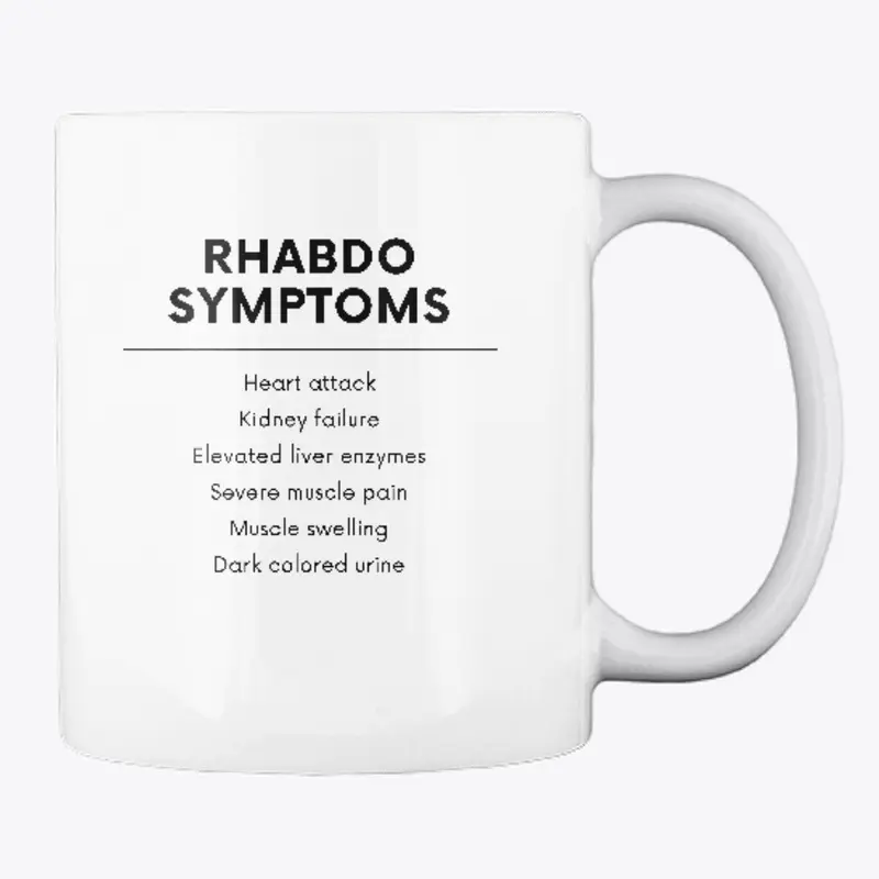 Rhabdo Symptoms Coffee Mug